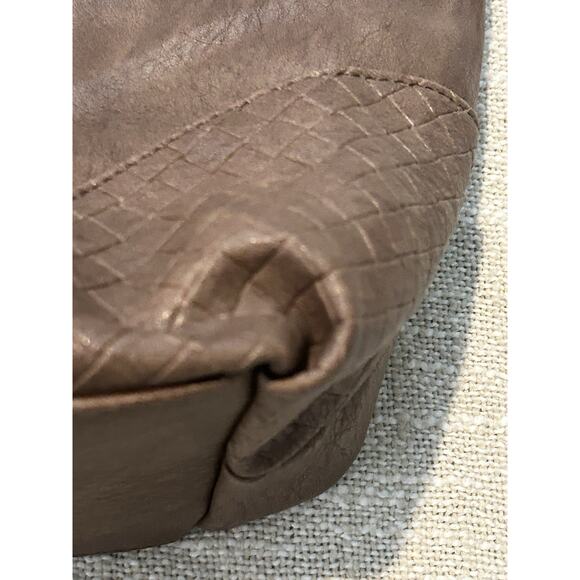 Darcy Marks London Coffee Taupe Brown Handbag Hobo Bag Bohemian Whymsical - Picture 5 of 16